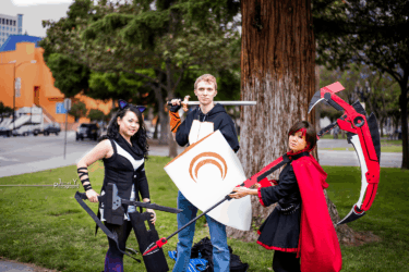 Blake, Jaune and Ruby